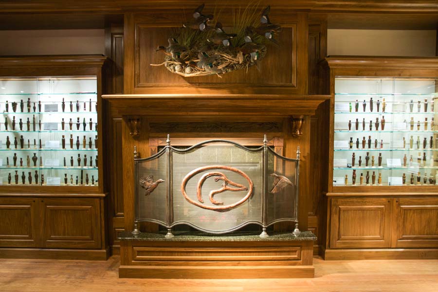 Ducks Unlimited Waterfowling Heritage Center Fireplace